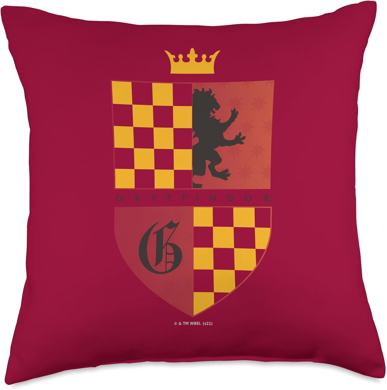 Harry Potter Gryffindor Lion Shield Throw Pillow