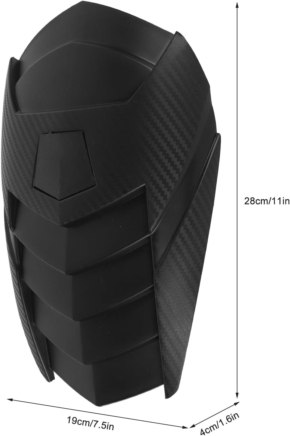 Motorcycle Rear Fender Mudguard, Splash Proof Back Fender Splash Guards Protector, Carbon Fiber Universal Motorcycle Fender for Motorbikes Electric Dirt Bike