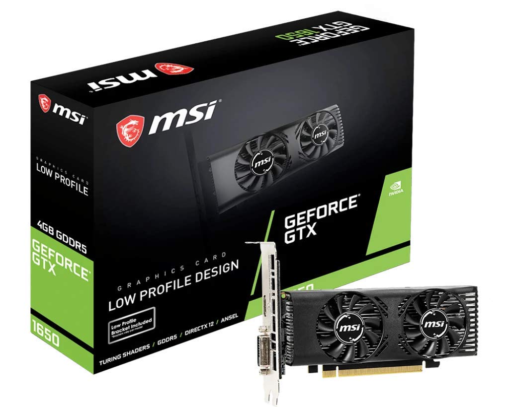 New VCM-GTX16504GTLP GTX 1650 4GT LP, MSI NVIDIA GEFORCE GTX 1650 