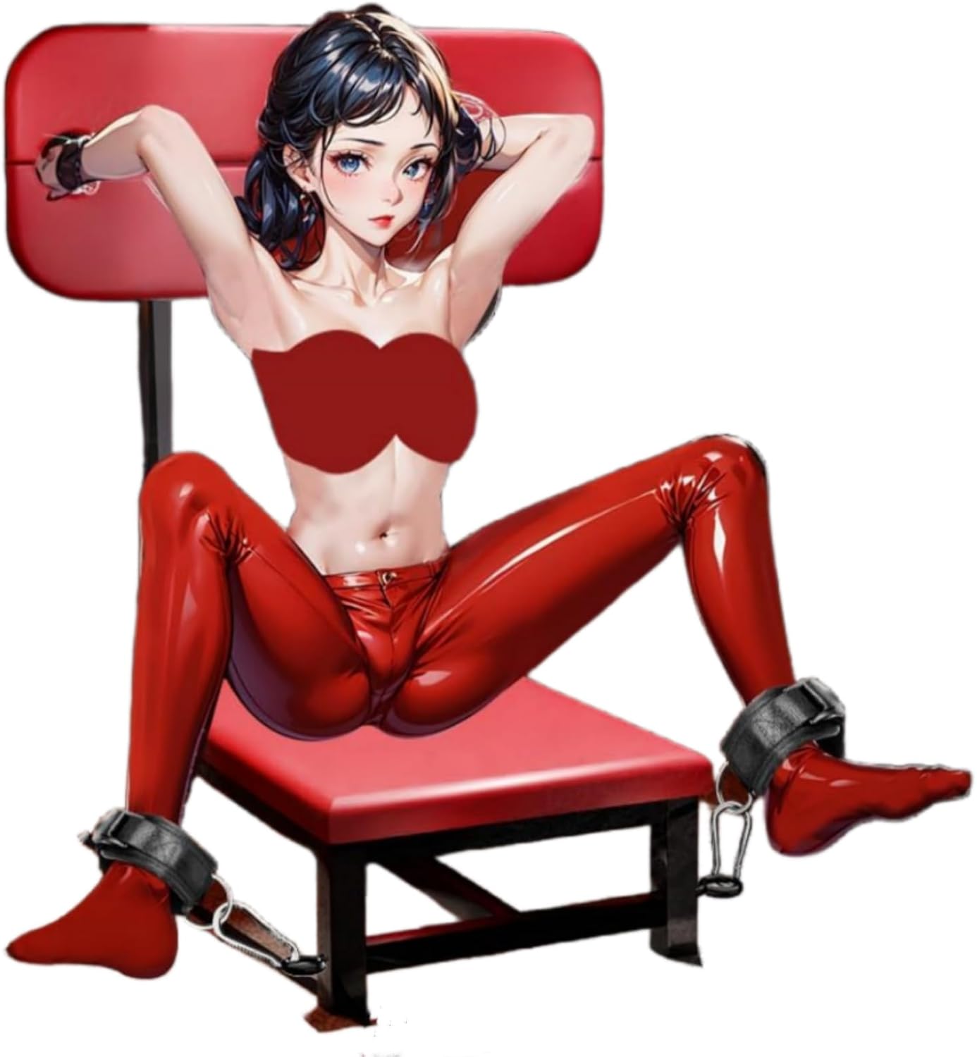 BDSM Chair Fetish Kits Bondage Furniture Elastic Stool for Women Couple Chair Bounce Adult Toy Bathroom Bedroom Available Suitable for Lovers Style Sweaters RH-1193