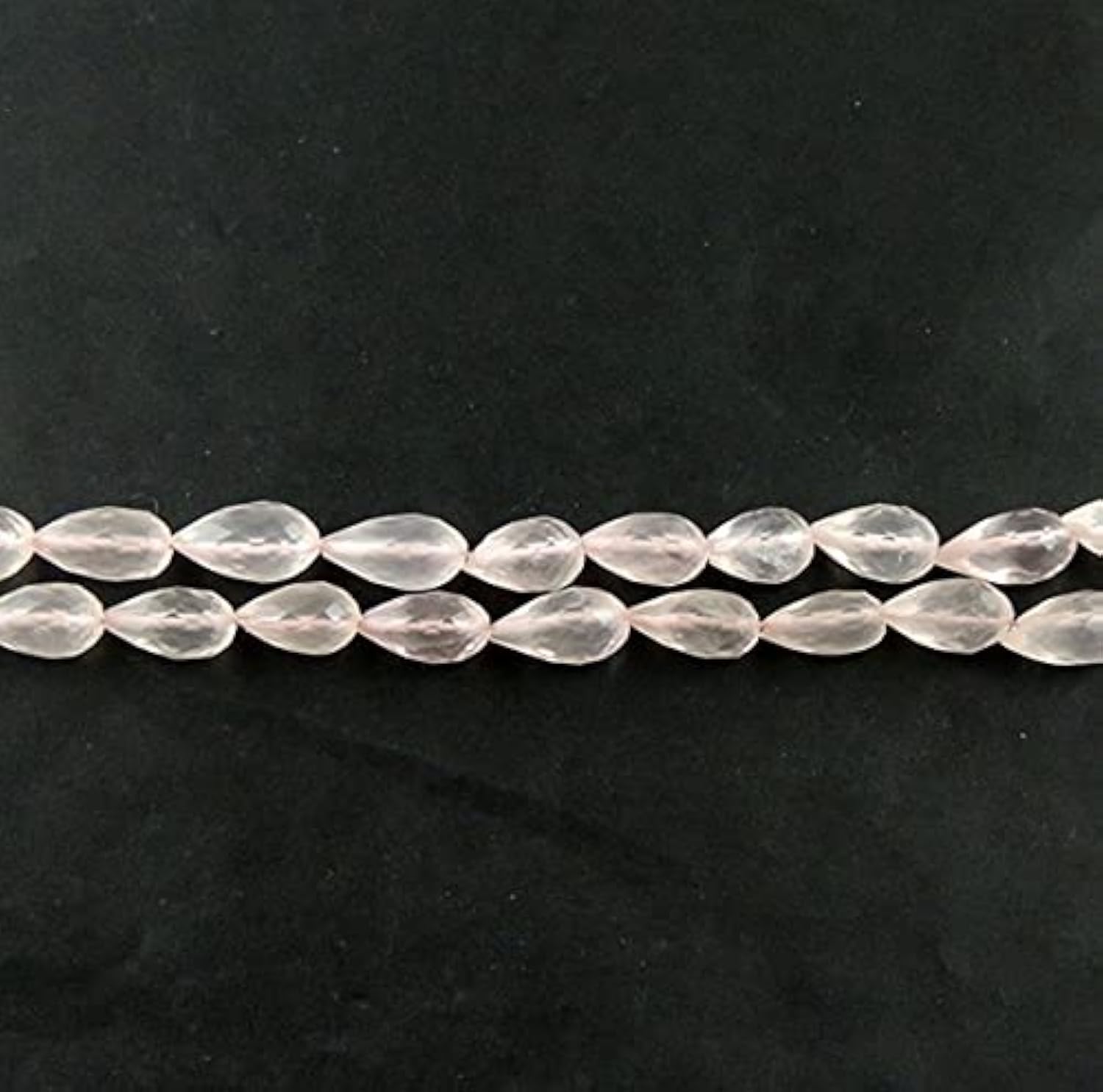 Quartz rose briolettes pour créer des bijoux bohèmes et élégants SB1187