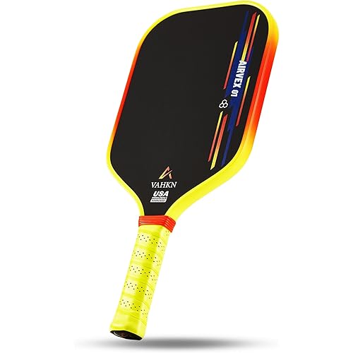 Pickleball Paddles - T700 Carbon Fiber Pickleball Paddle - Lightweight & Durable,16mm Polymer Core-High Spin Surface for Power,Precision & Control - for All Skill Levels