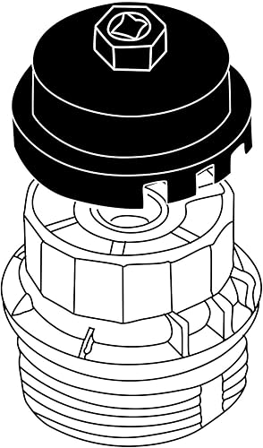 Miniatura 8 de Herramienta de extracción de llave de filtro de aceite con 12 piezas 90430-12031 juntas de tapón de drenaje de aceite compatibles con Toyota Le-xus