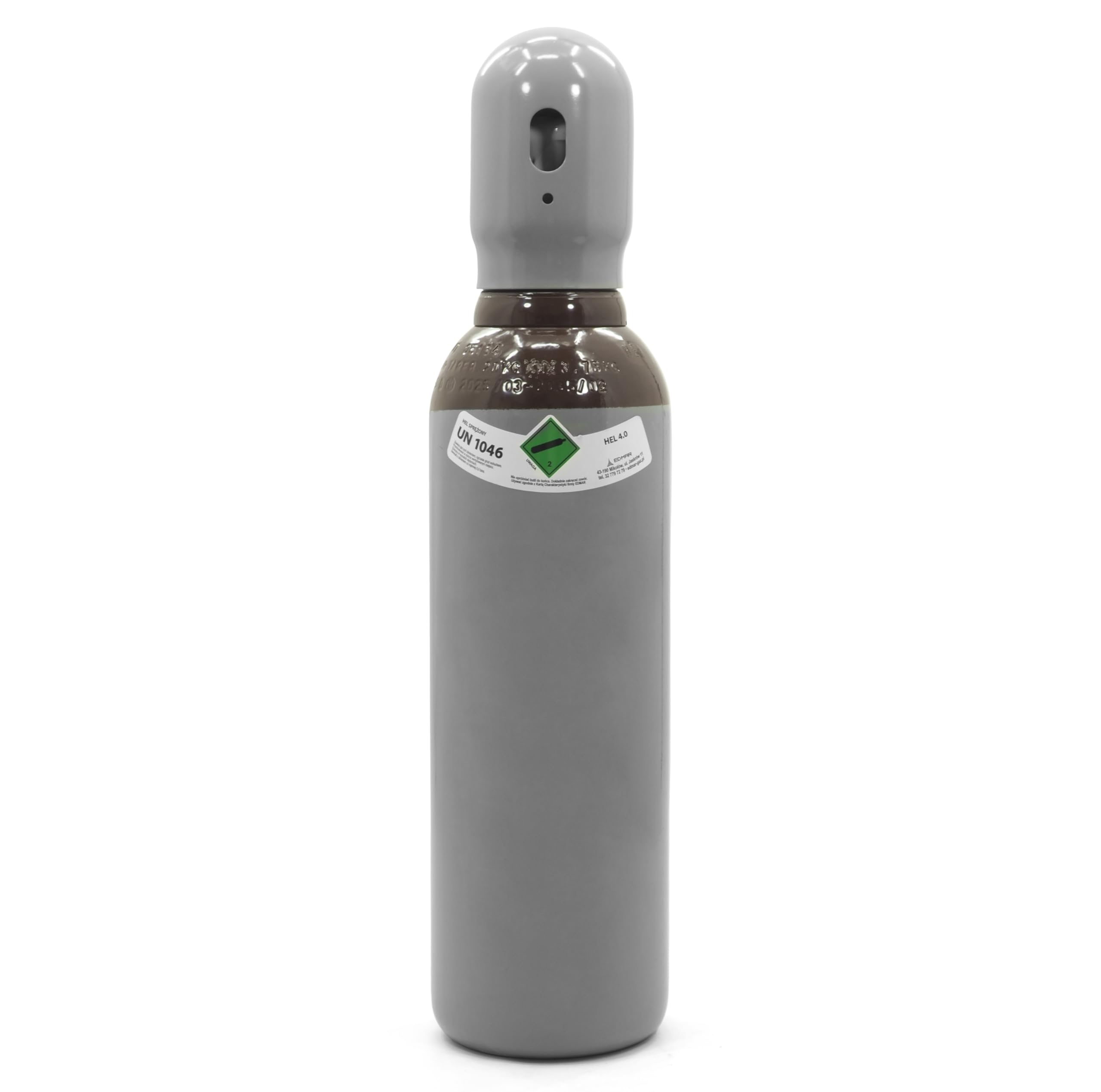 Bombona de gas helio de 5 l, pequeña, 150 bar, gas para globos, gas de soldadura WIG MIG, para laboratorio, medicina, industria, bombona de helio de 0,7 m³, gas protector universal, gas para globos