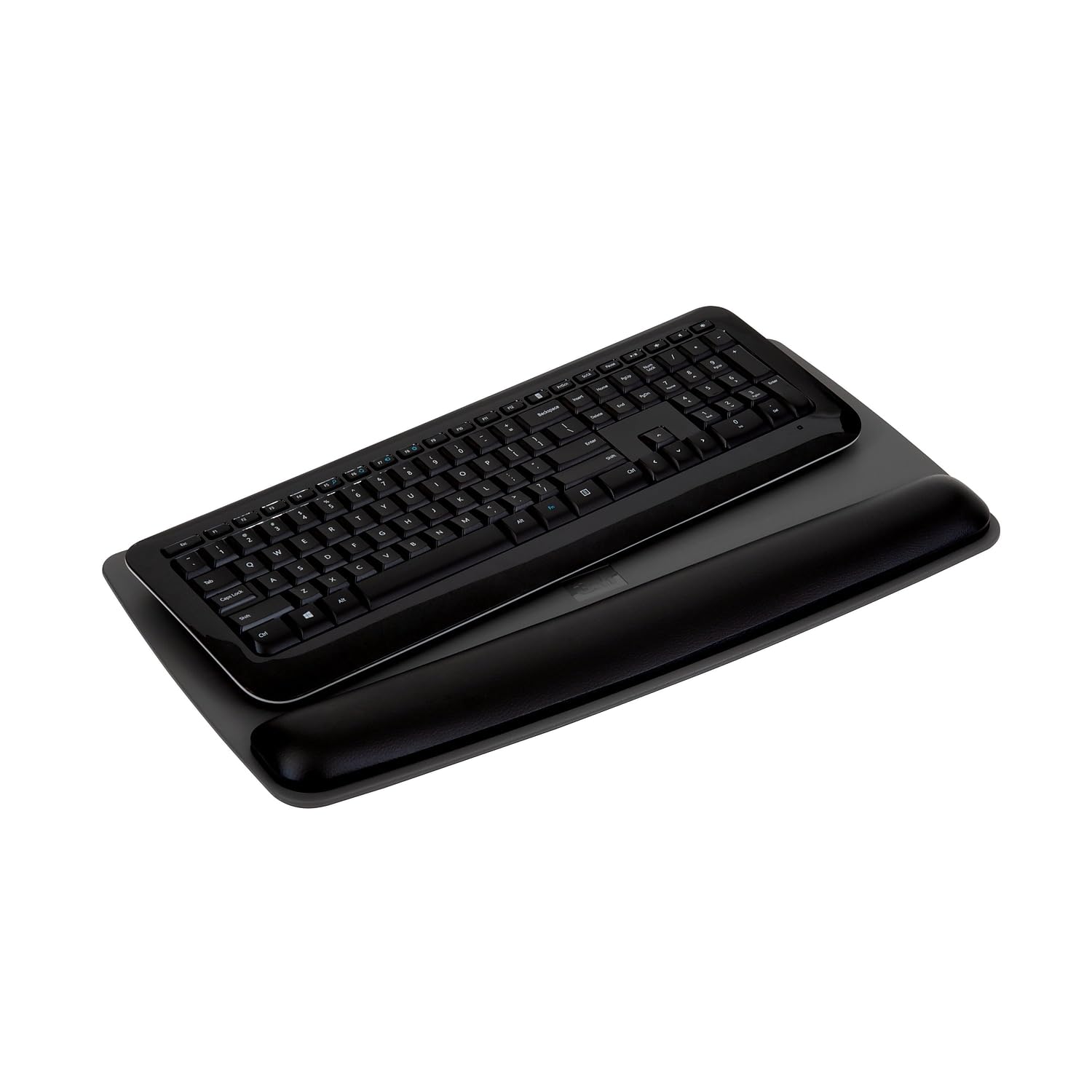 3M Wr420le Gel-Handgelenkauflage für Tastatur, 49,5 x 26,7 cm, schwarzes Kunstleder