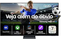 Samsung Vision AI TV 55" QLED Ultra 4K Q8F 2025, Pontos Quânticos, Processador com AI, Xbox Cloud Gaming