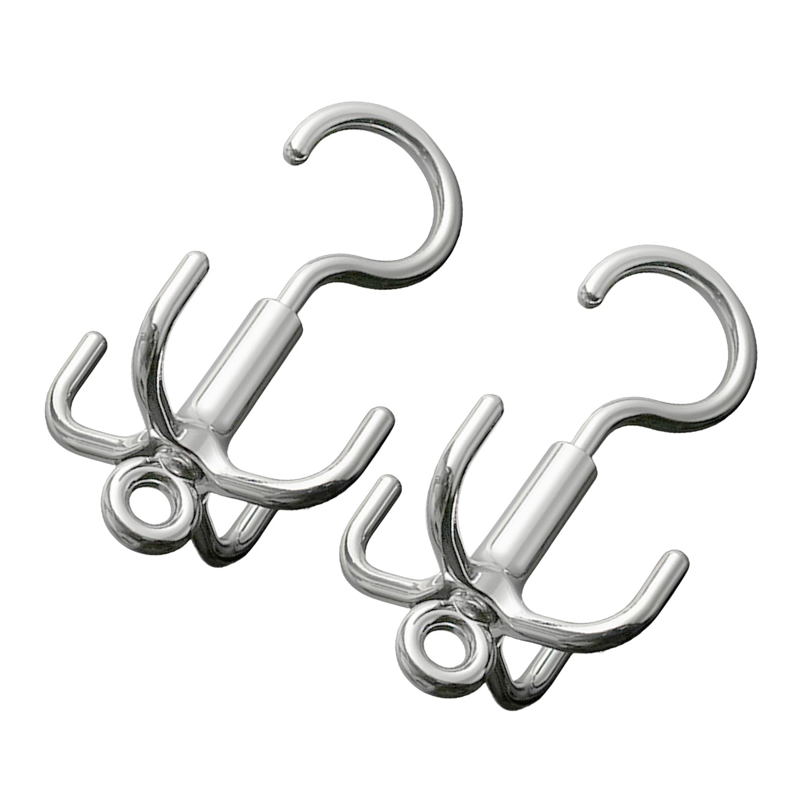 2Pcs Space Efficient Closet Rod Hook Innovative Space Saving Hanging Hook for Organizing Belts and Accessories Purse Storage Solution