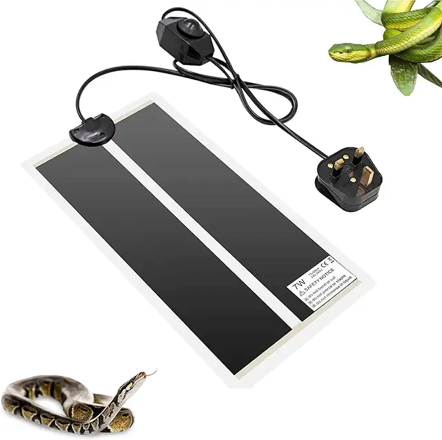 Waterproof Reptile Heating Mat with Temperature Control - Terrarium Heater