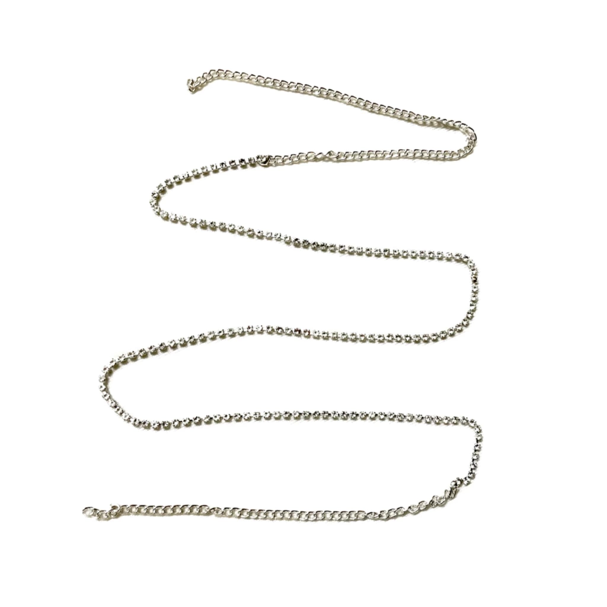 Lai Lai Silver Waist Saree Belt Belly Hip Chain Body Chain Vaddanam Kamarpatta For Saree Belly Chain for Women Kamar Bandhan Kamarband Kamarpatta Belly Hip Chain Waist Belt for Women Girls (B0CY9TH5NC) Amazon Price History, Amazon Price Tracker