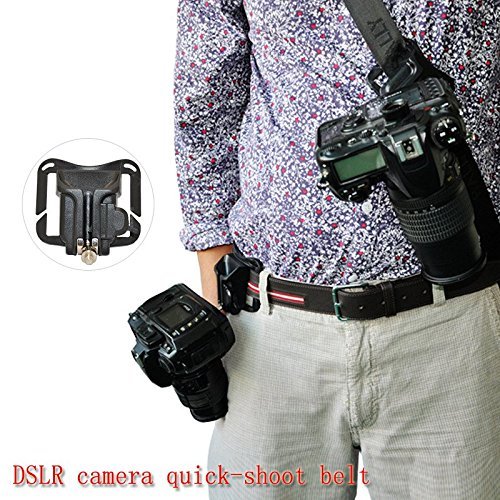 Image of SHOPEE DSLR Camera [2in1 Bundle] [Multifunctional Belt + Clip] Waistband Strap Holder Holster