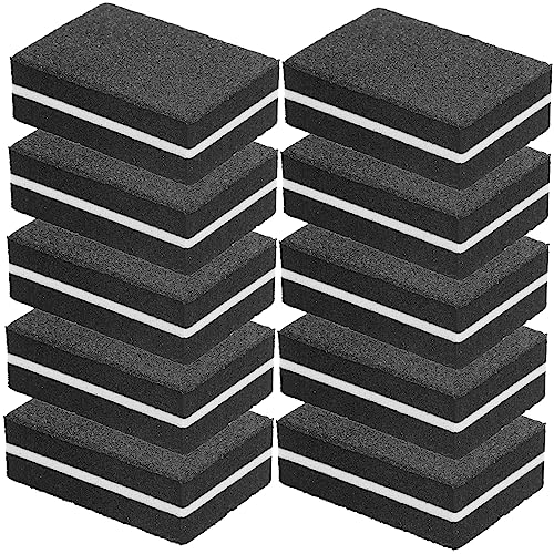 Healeved 50個 爪の形を整える道具 nail polish nail gel マニキュアブロック爪やすり マニキュアツール 研削用ブロック爪やすり ミニブロックネイルファイル スポンジ