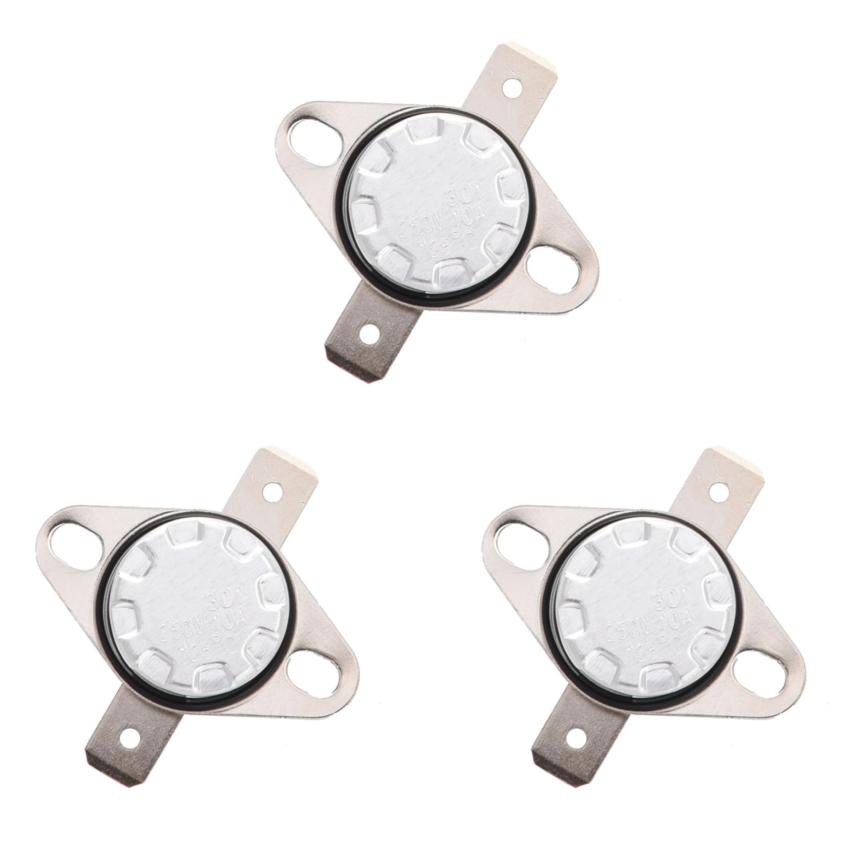 Jnchdghwa 3X KSD301 AC 250V 10A 125 Celsius NC Temperature Control Switch Thermostat