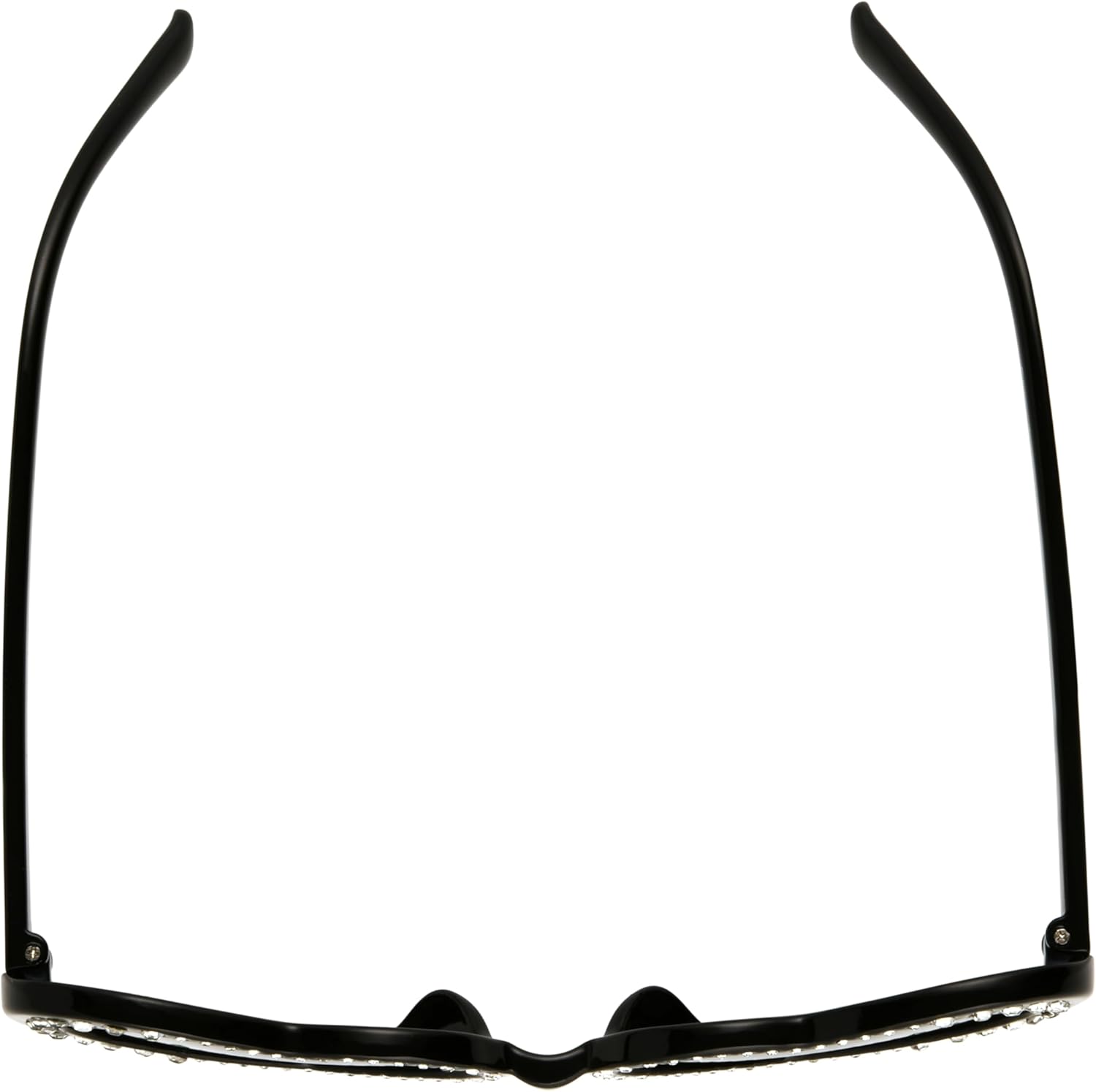 Betsey Johnson Women's Glam & Glitter Sunglasses Heart, Black, 56 mm - Image 4