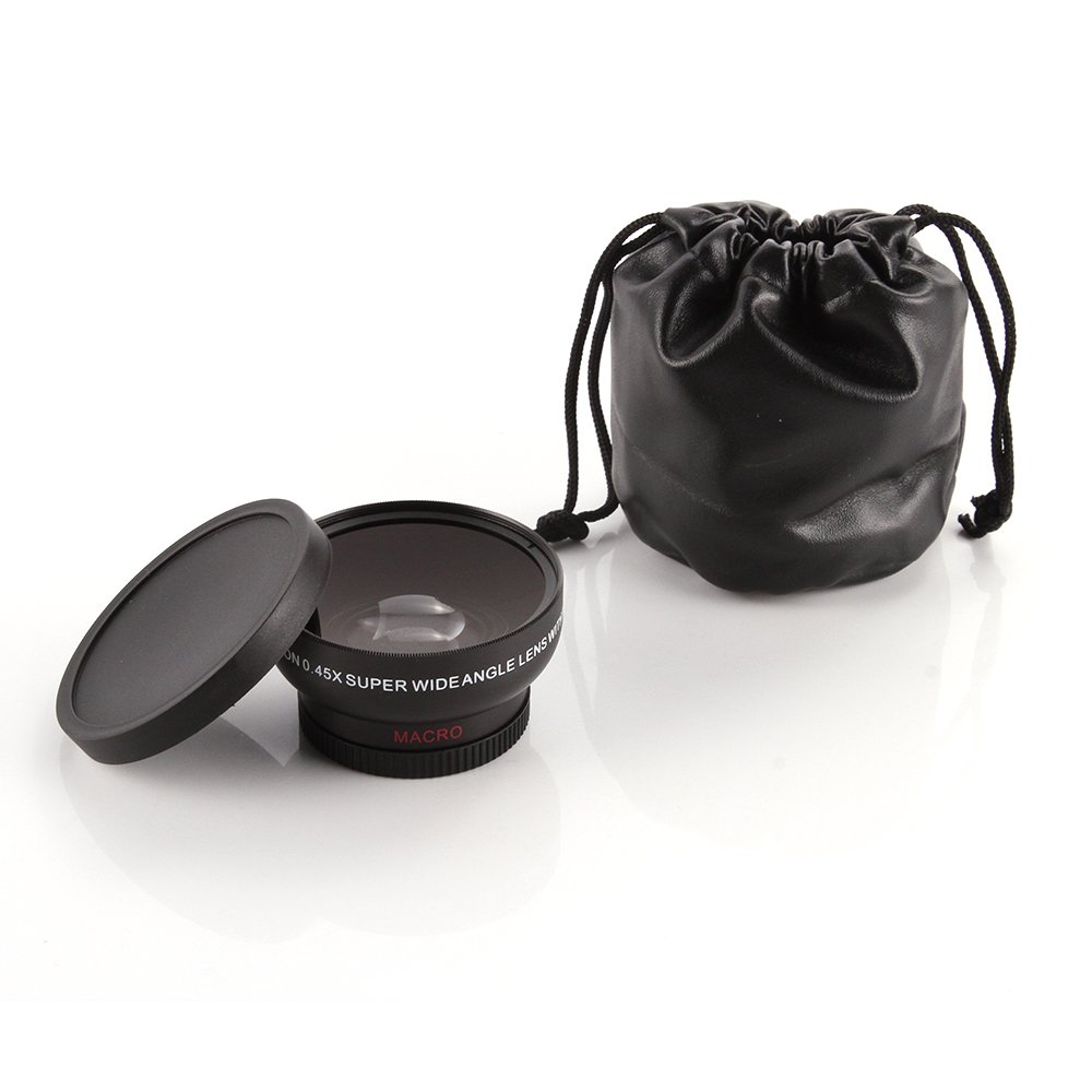 FOTGA - Obiettivo grandangolare e macro da 46 mm, 0,45 x 46