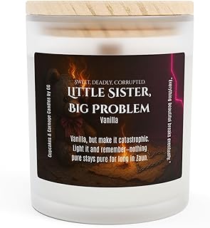 Inspired by Arcane, Vanilla Candle | Little Sister, Big Problem | Sweet Yet Dangerous Scent | Dark Fantasy