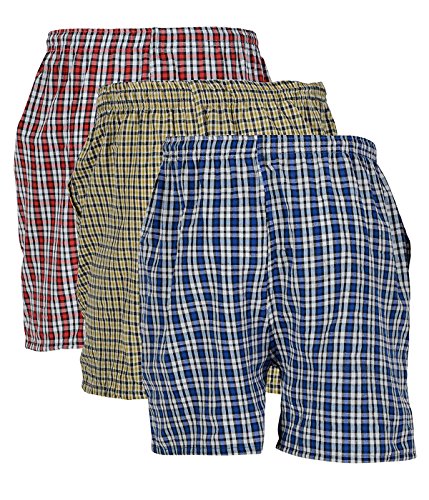 Image of Pure Cotton Shorts-Boxer-Nikkar Pack of 3=PGS=3