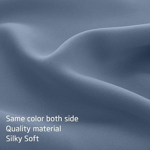 Miniatura 5 de NICETOWN Cenefas de cortina para armarios de cocina, bolsillo ajustable para barra de granja, 18 pulgadas de largo + 1.6 pulgadas, cenefas de