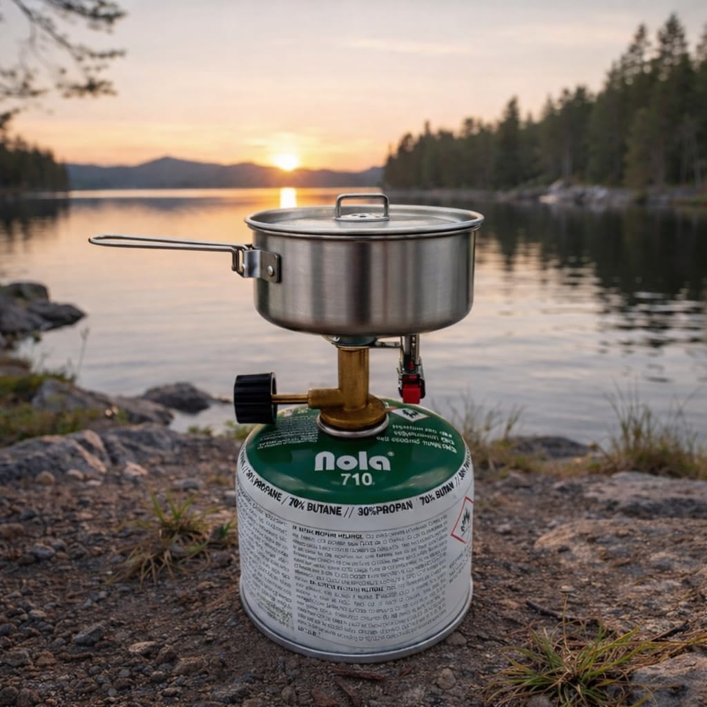 NOLA 8X 230g Gas Propan Butan Campinggas Schraubventil EN 417 Gaskartuschen - Gaskocher Lötbrenner Unkrautbrenner Camping Kartusche Schraubgaskartuschen Schraubventil Gaskartusche (8X 230g Kartusche)