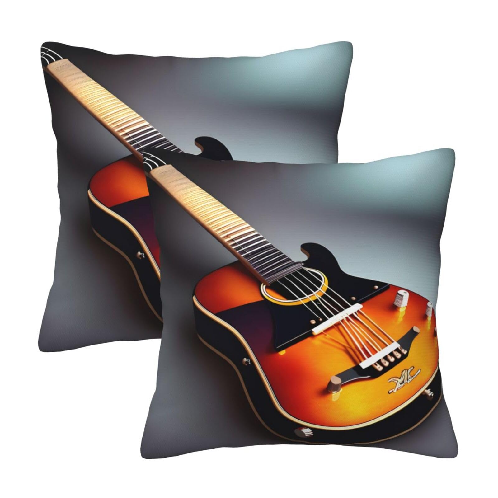 Housse de coussin guitare pour rafraîchir un canapé usé