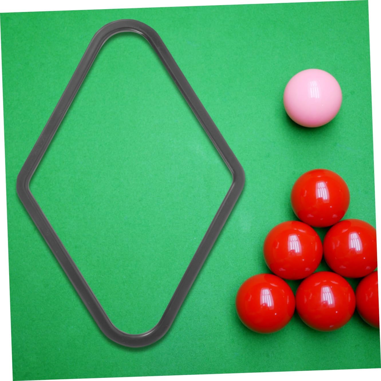 Toddmomy 2pcs Billiards Supplies Triangle Ball Frame Rack Snooker Fixing Rack Pool Table Accessory