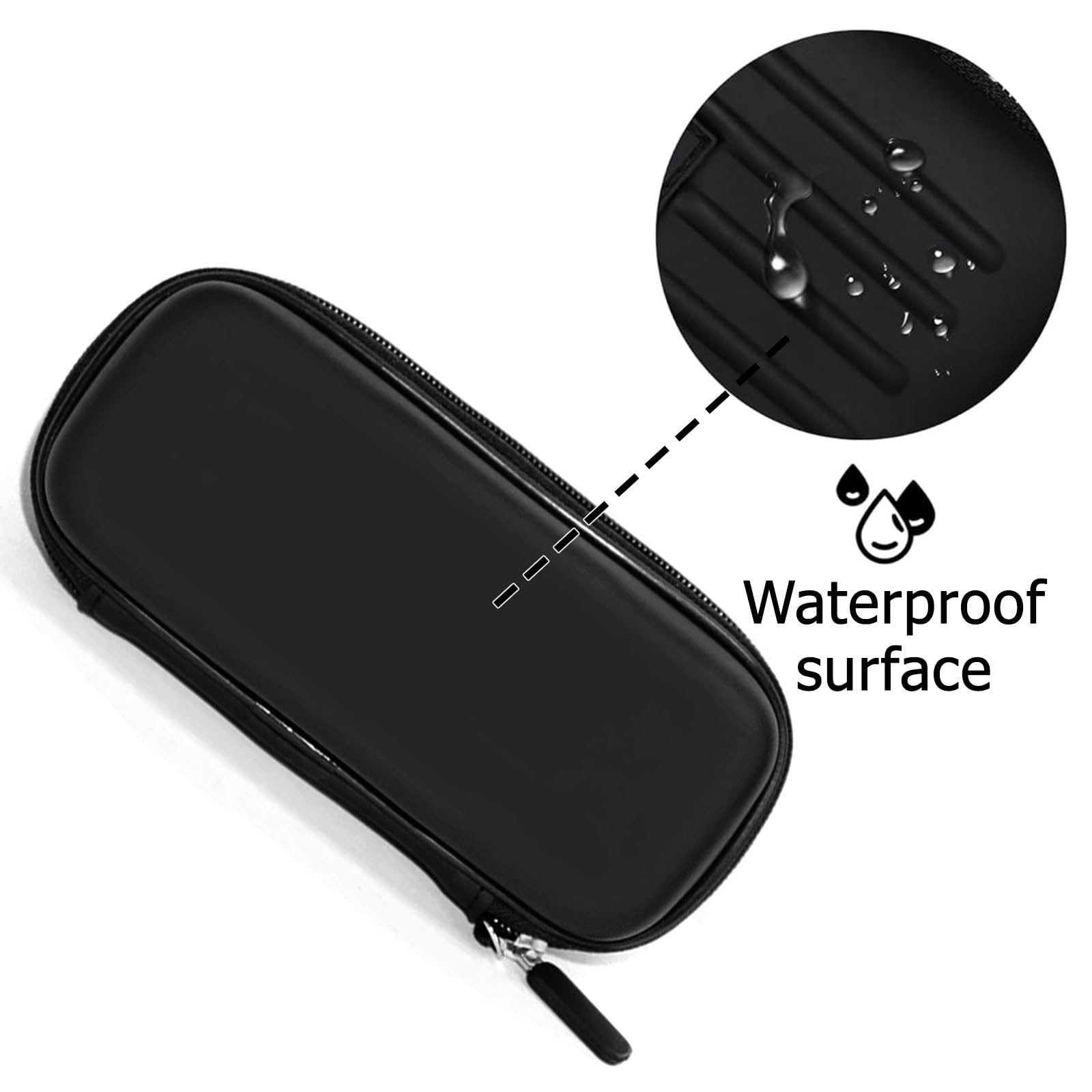 Butyeak Estuche Dardos, Funda Dardos, Cartera de Almacenamiento, Darts Case, Bolsa Caja de Almacenamiento para 4 Dardos, EVA Dartwallet con Cierre de Cremallera, Dardos no Incluidos, Color Negro