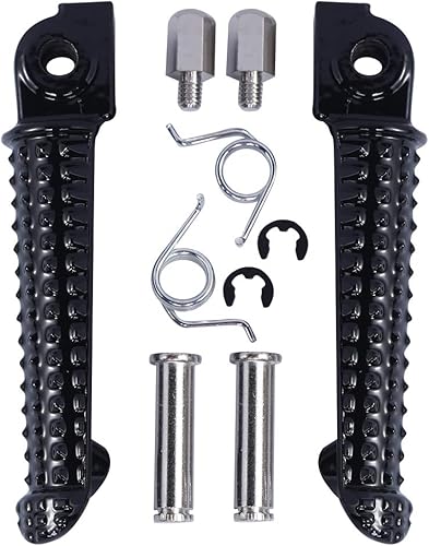 SLMOTO Reposapiés Estriberas para Yamaha YZF R6S YZFR6S R 6 S 2003-2008 2007 2006 05