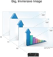Vista 2 de Epson Pro EX9270 Wireless 1080p 3LCD Projector 4,100 Lumens Color and White Brightness, Apple AirPlay, Miracast, Stream from Phone or Laptop, 2 HDMI