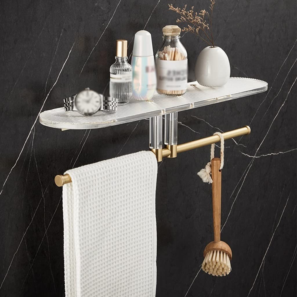 Étagère de cuisine et douche en acrylique pour organiser vos épices et soins
