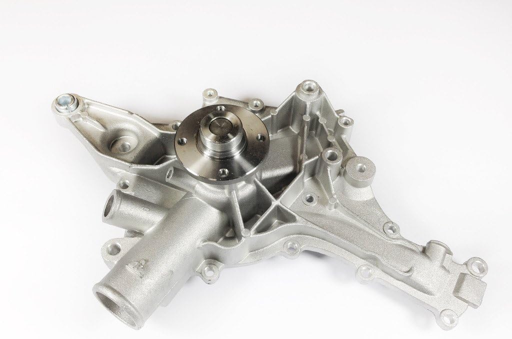 OAW BE2250 Water Pump for Mercedes-Benz and Chrysler Crossfire with 2.6L 2.8L 3.2L 4.3L 5.0L. 2 hose Connection, C 240, C 280, C 320, C 43 AMG, CL 500, CLK, CLS 500, E, ML, R 500, S, SL 500, SLK 320