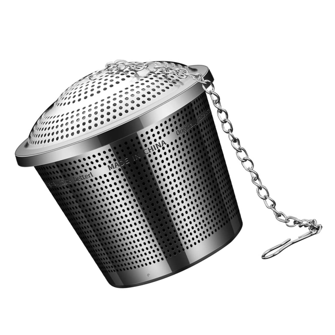 OHPHCALL Stainless Steel Seasoning Strainer with Fine Mesh Design for Efficient Filtering Versatile Tea Infuser for Hot Pot and Loose Leaf Tea