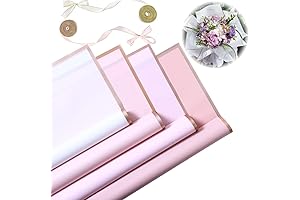 WATHFKCU 40 Pieces Flower Bouquet Wrapping Paper - Embellish Your Bouquets with Elegance