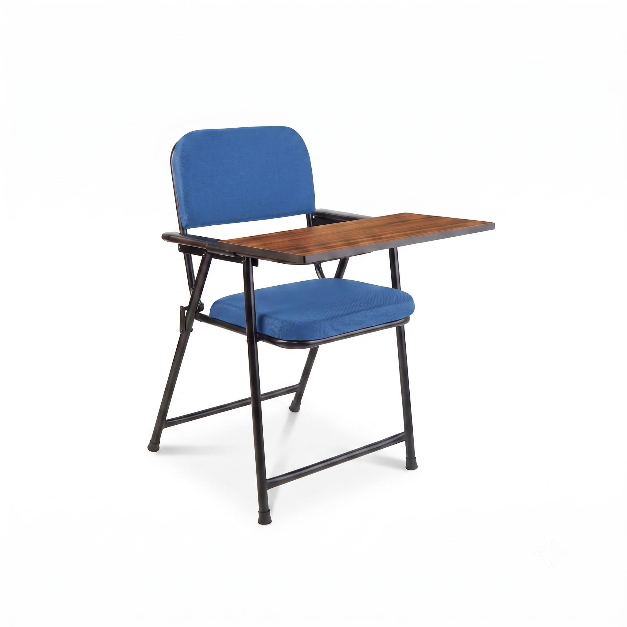 FURNIMAX Steel Folding Study Chair with Foam Cushion & Adjustable Writing Pad for Students & Adults (Blue, All Age)-image-44