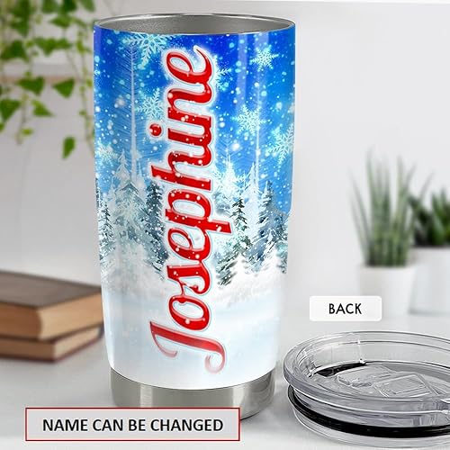 Miniatura 2 de Vaso de gnomo personalizado con nombre personalizado, vaso de Navidad de 20 onzas, 30 onzas, acero inoxidable, aislado, tazas de viaje, tazas de