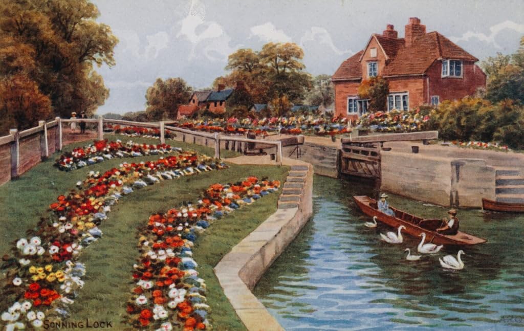 Impression d'affiches Sonning Lock pour salon élégant - 5
