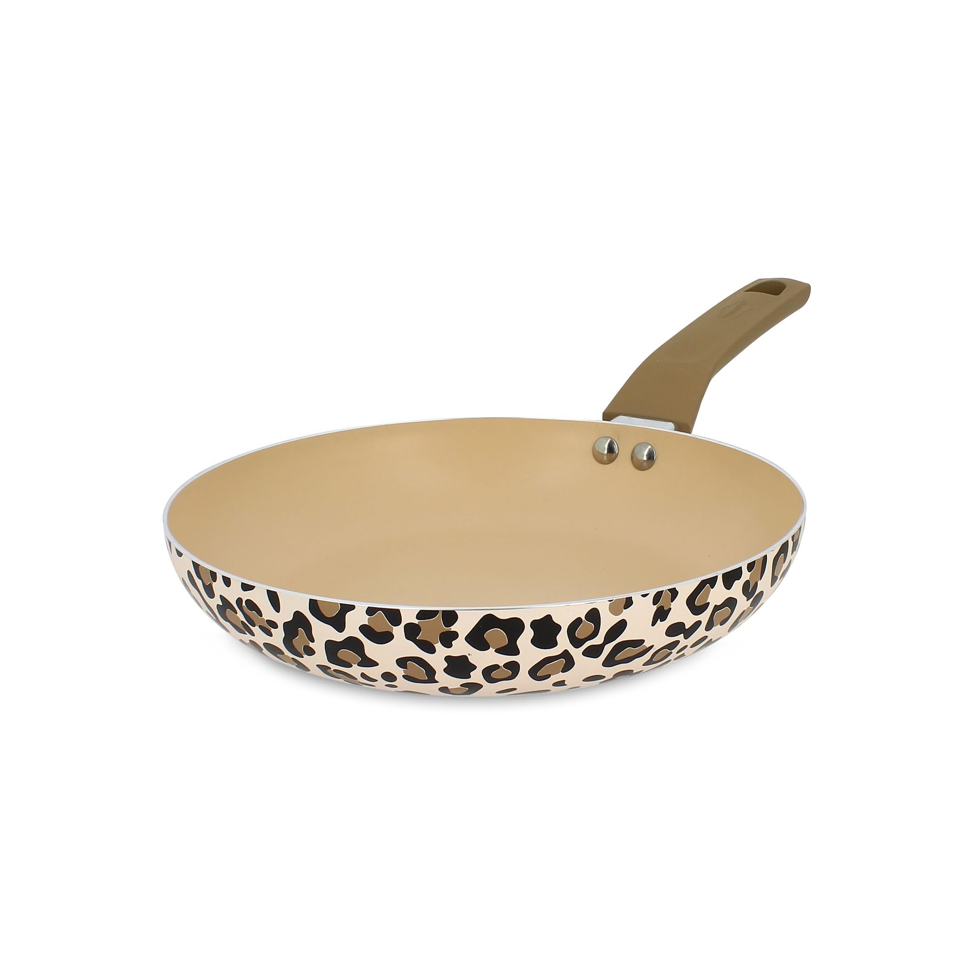 MENASTYL Poêle Léopard 24cm, revêtement antiadhésif, induction