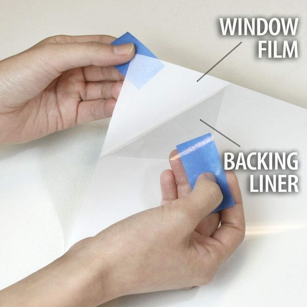 SW MEGICOLIM Privacy Matte White Window Film, White Frosted Window Sticker, Adhesive Opaque Window Tint for Home, Office, Bathroom, Meeting and Living Room, 60Inch x 100Feet