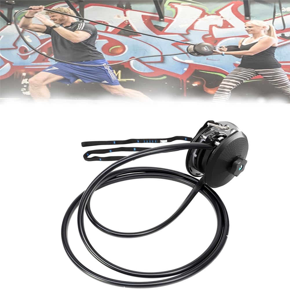Appareil à câble avec système de poulie et corde à triceps de 4m pour gym à la maison