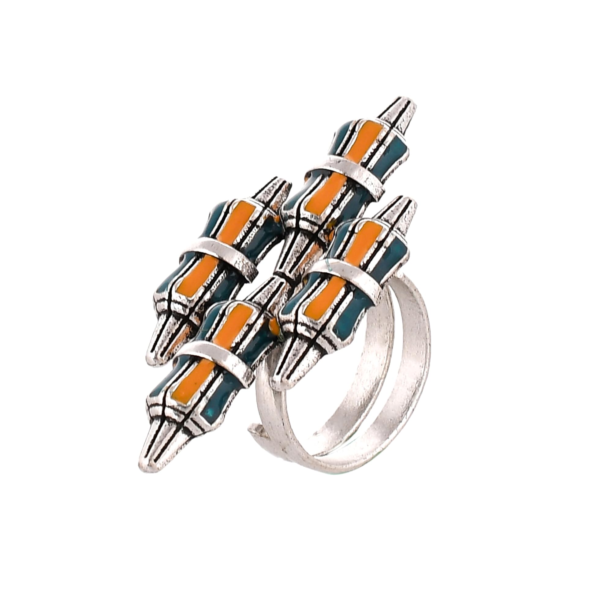 VOYLLA Zulu Amahle Oversized Enameled Ring (B0CR1G8WRC) Amazon Price History, Amazon Price Tracker