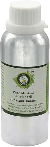 Aceite de mostaza  Brassica Juncea  Aceite de semilla de mostaza  Sin refinar  para el crecimiento del cabello  para piel  para masaje  100% puro