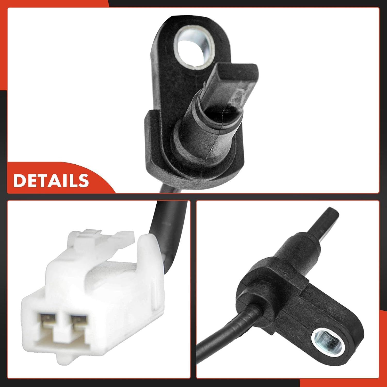 A-Premium ABS Wheel Speed Sensor Compatible with Toyota Models - RAV4 2006 2007 2008 2009 2010 2011 2012, 4WD - Rear Right Passenger Side, Replace# 89545-42040, 8954542040
