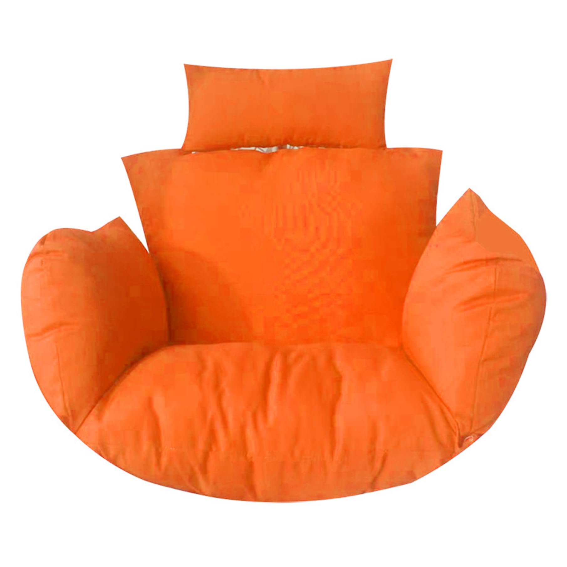 Housse pour coussin de fauteuil œuf orange pour terrasse et jardin
