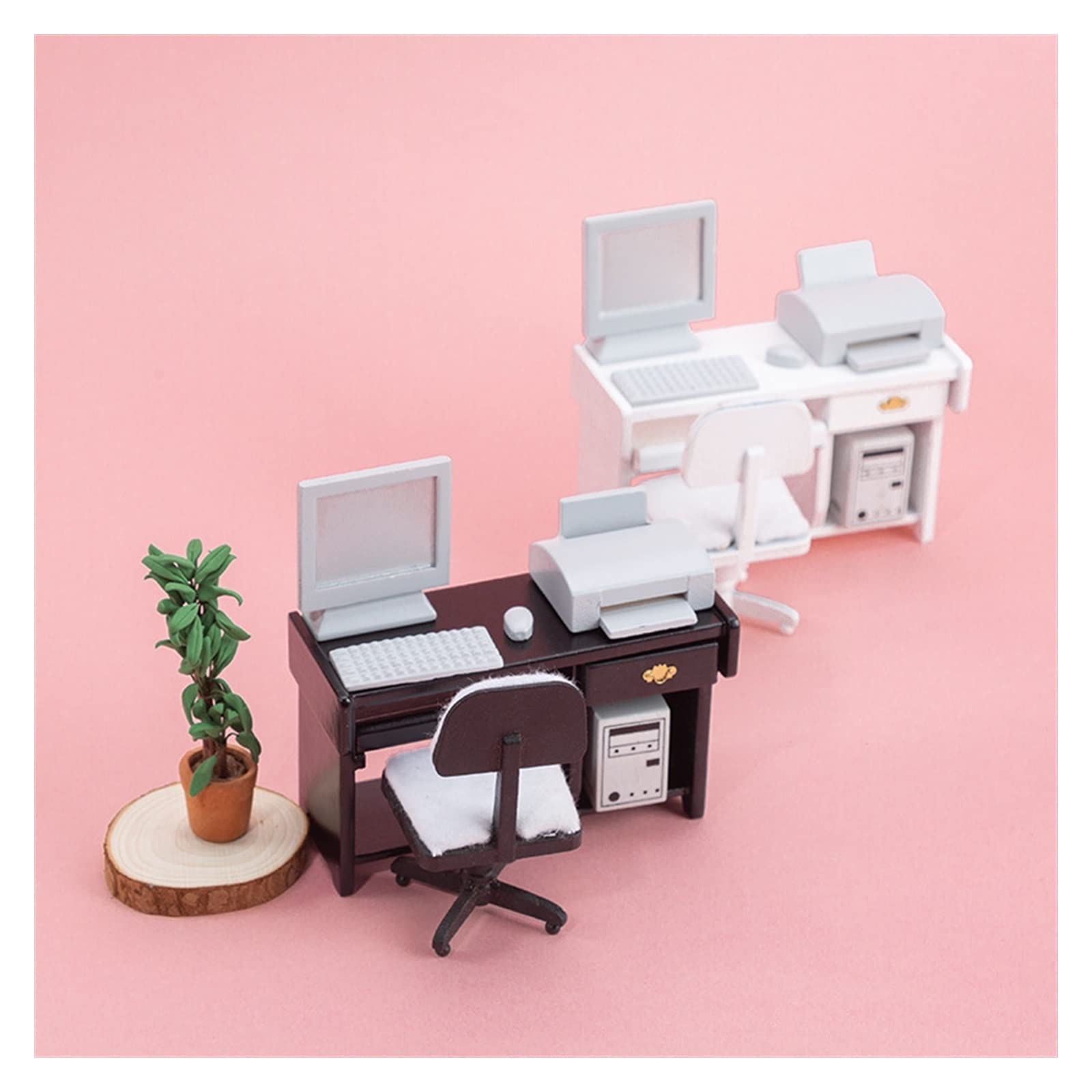 Amazon.co.jp: ミニ家具 1:12ドールハウスミニ家具モデルオフィス