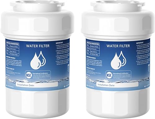 MWF Water Filter Compatible with GE® MWF®, SmartWater MWFP, MWFA, MWFINT, GWF, GWFA, HDX FMG-1, Kenmore® 9991, High Efficiency Filtration and Every 6 Months Value, NSF Certified, 2 Pack