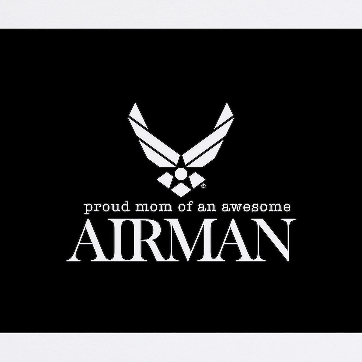 CafePress U.S. Air Force Proud Mom of an Awesome A Mousepad Non-Slip Rubber Gaming Mousepad