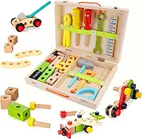 Ferramentas Madeira Construção Kits Infantil Montessori Brinquedos