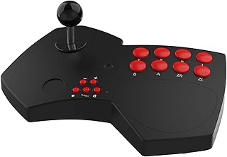 NBCP Arcade Fighting Joystick Gaming Fight Stick Street Fighter Game Controller for PC Windows System / PS3 / Switch/ TV Android/ NeoGeo Mini/ Raspberry Pi, Cable Arcade Stick