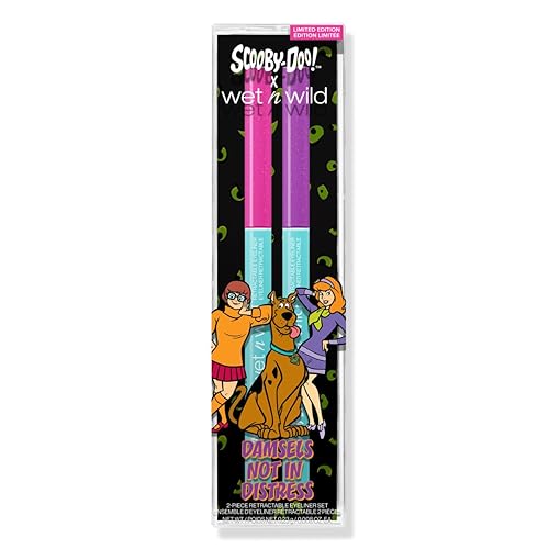 wet n wild Scooby Doo Collection Damsels Not In Distress - Juego de delineador retráctil de 2 piezas