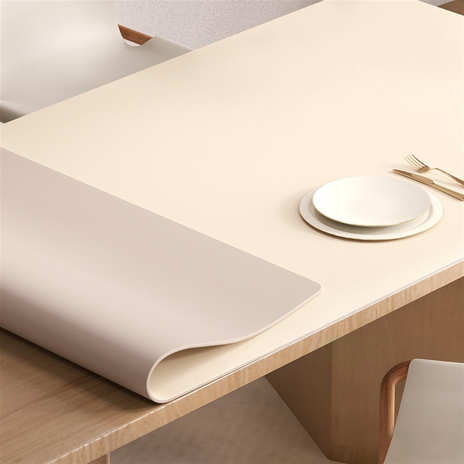 Silikonmatte für Küchenarbeitsplatte Hitzebeständig rutschfeste antihaftbeschichtet Arbeitsplattenschutz Große Thekenmatte, Hellgrau, 65 x 130 cm