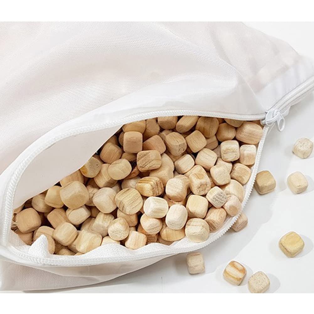 ☺︎Hinoki cube300個 TULGIGS Hinoki Cypress Wood Cube Chips for Pillow Phytoncide