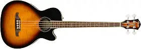 Fender Baixo acústico FA-450CE, com garantia de 2 anos Sunburst, Laurel Fingerboard